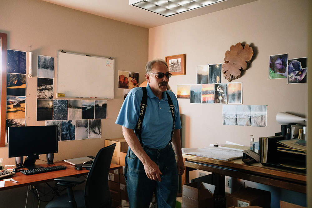 Frang Gage in New England Forestry Office