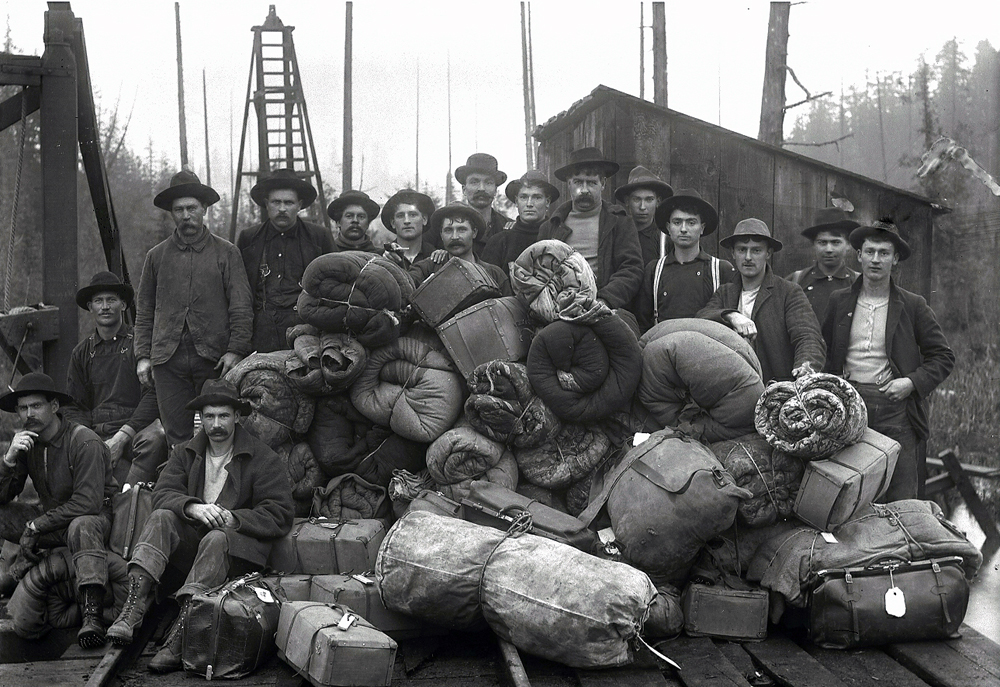Polson Loggers Logging Camp Luggage